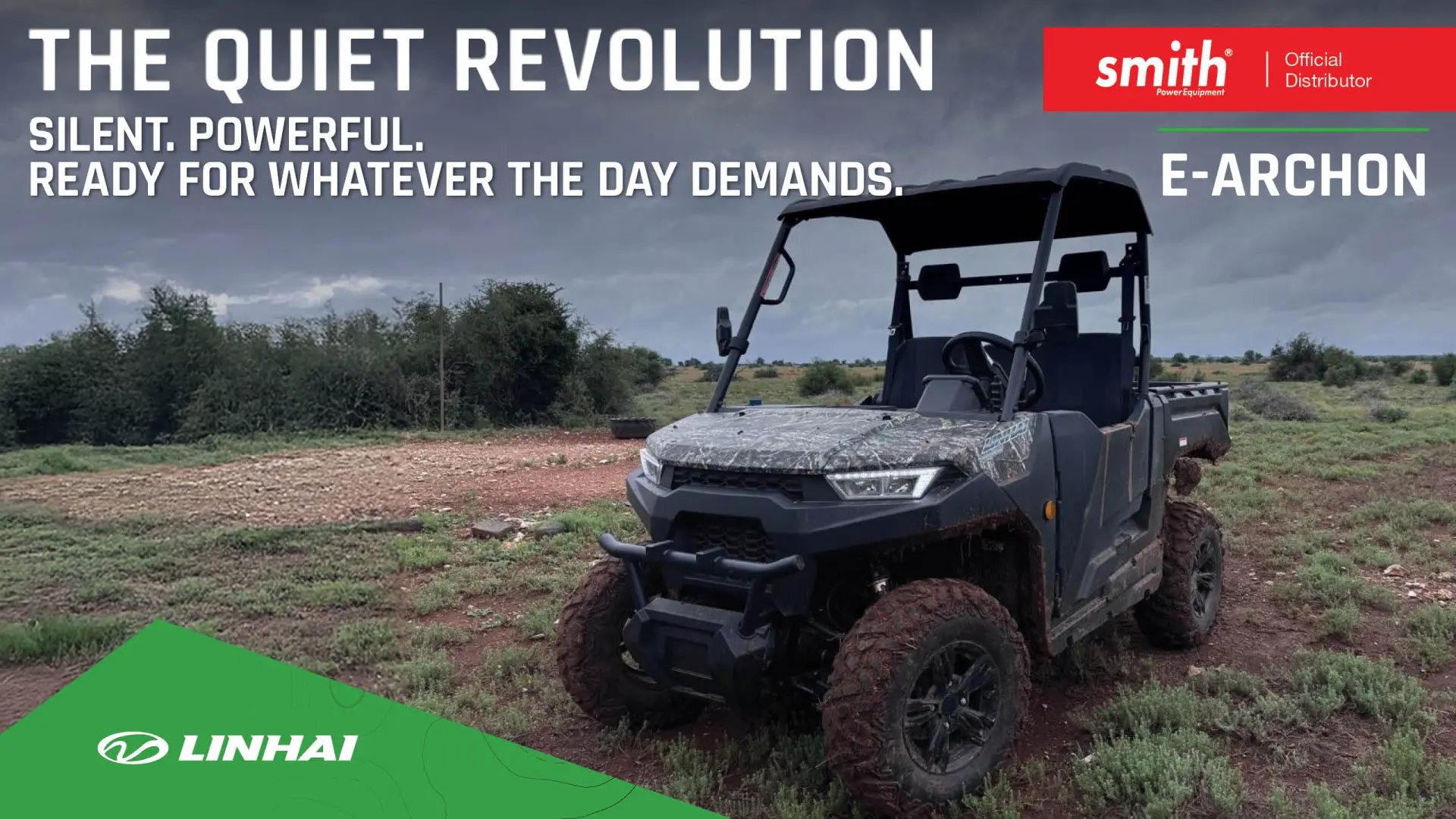 The quiet revolution – Meet the Linhai E-Archon electric UTV | Smith Power Equipment 