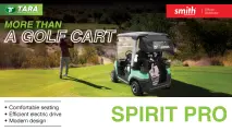 Drive the difference with the TARA Spirit Pro electric golf cart | Smith Power Equipment 