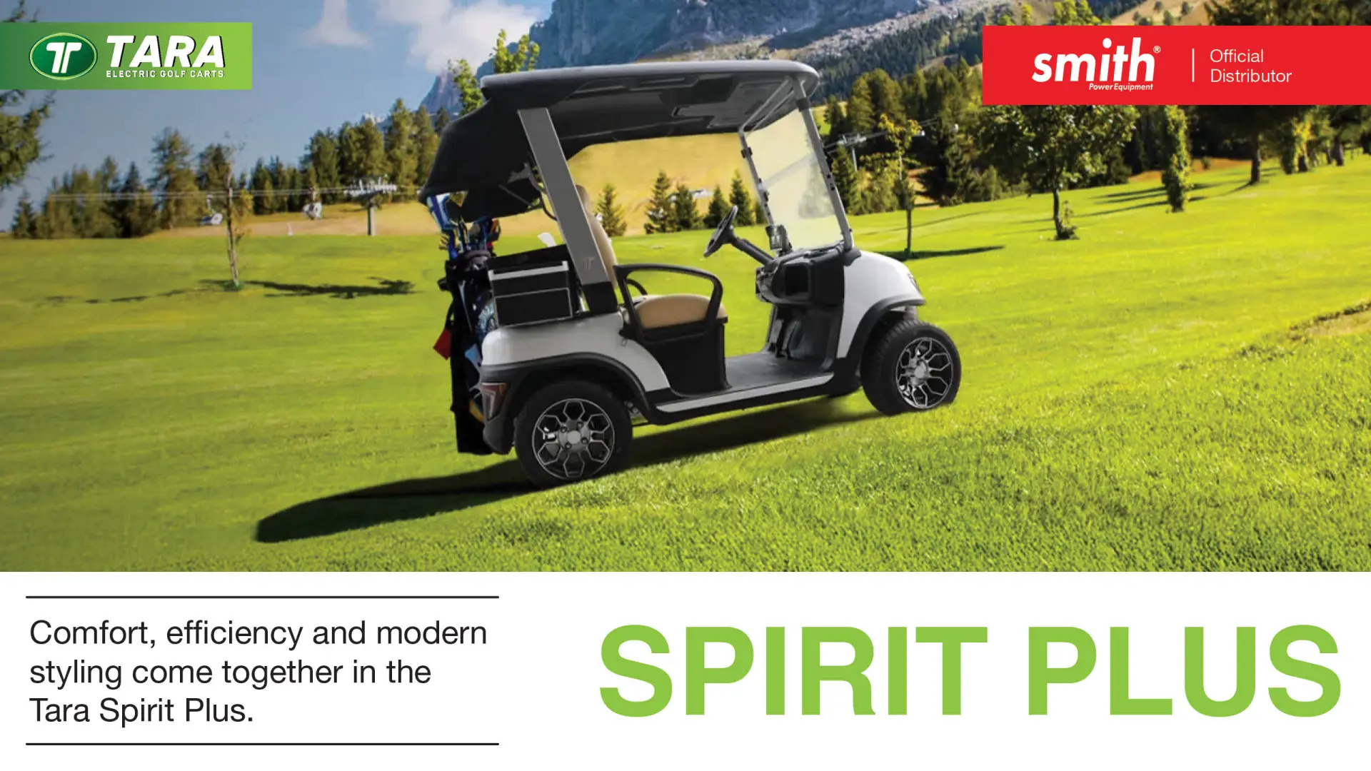 Where comfort takes the lead – Meet the TARA Spirit Plus | Smith Power Equipment 