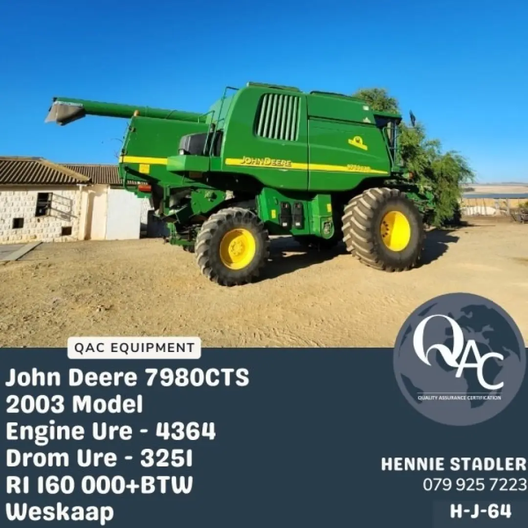 JOHN DEERE 7980 CTS Harvester | QAC Equipment