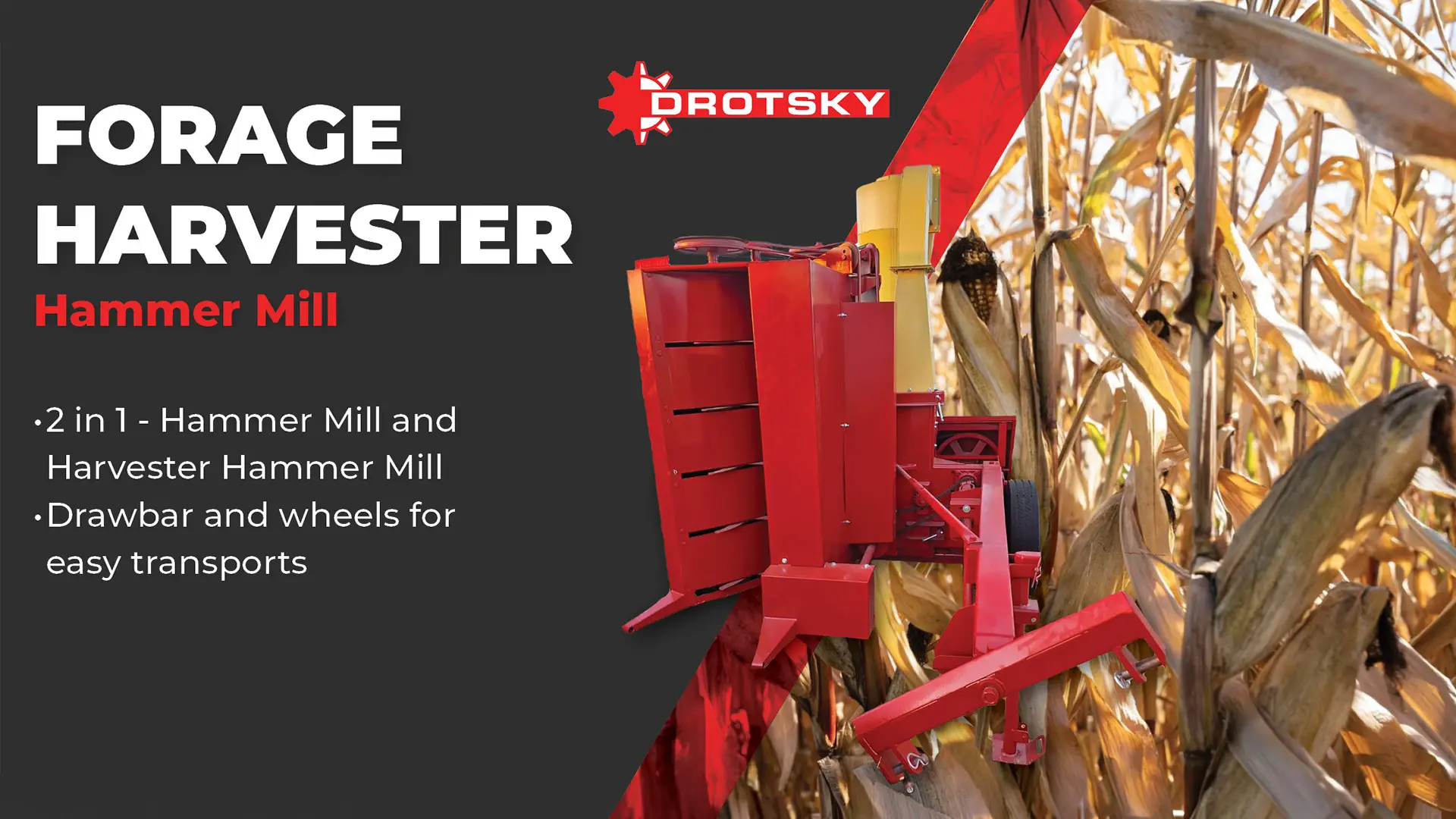 Forage harvester | Hammer mill | Drotsky