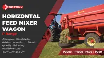 Horizontal feed mixer wagon | P-Range | Drotsky