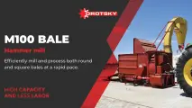 M100 Bale hammer mill | Drotsky