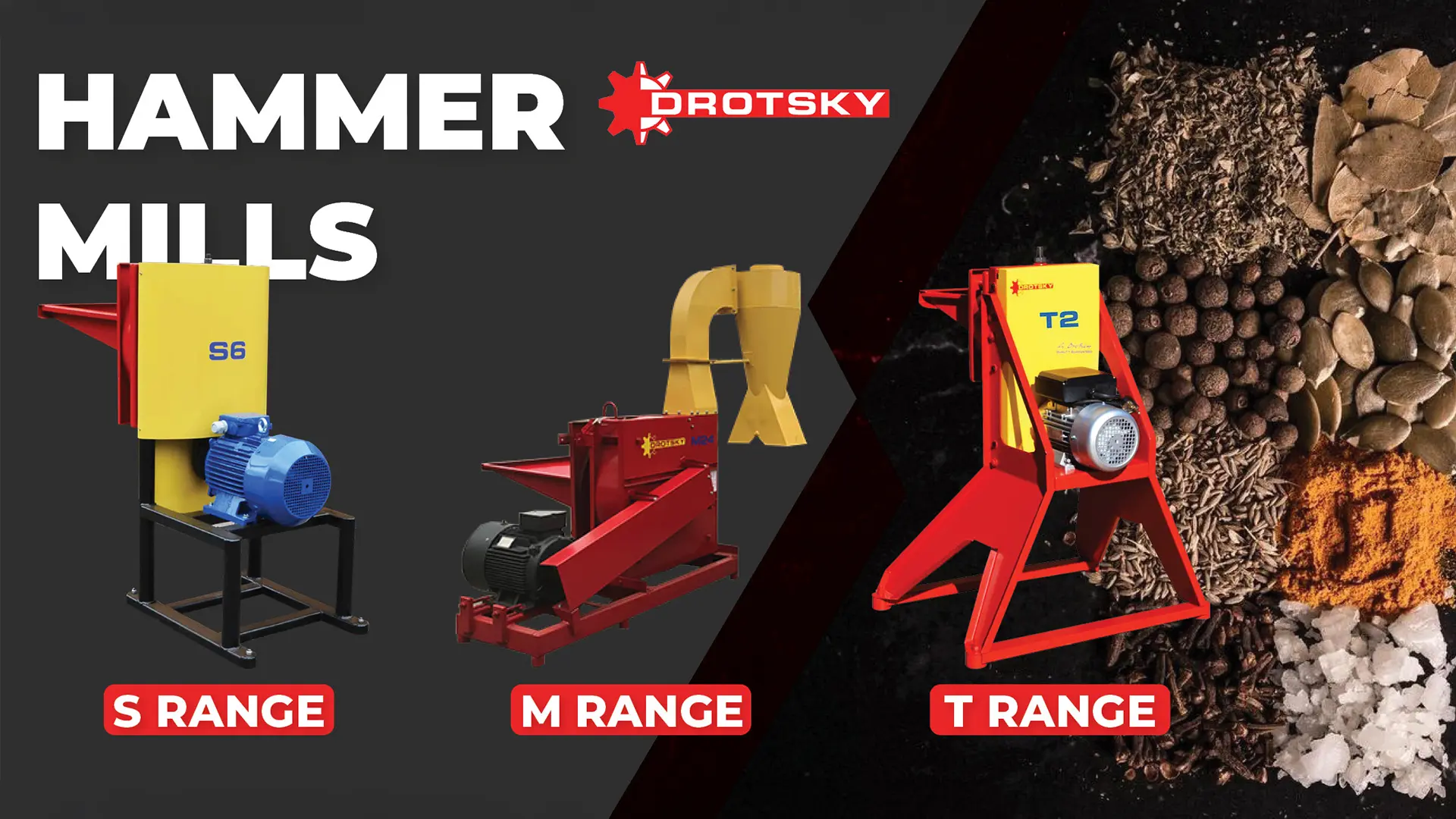 Hammer mills / S-Range / M-Range / T-Range | Drotsky