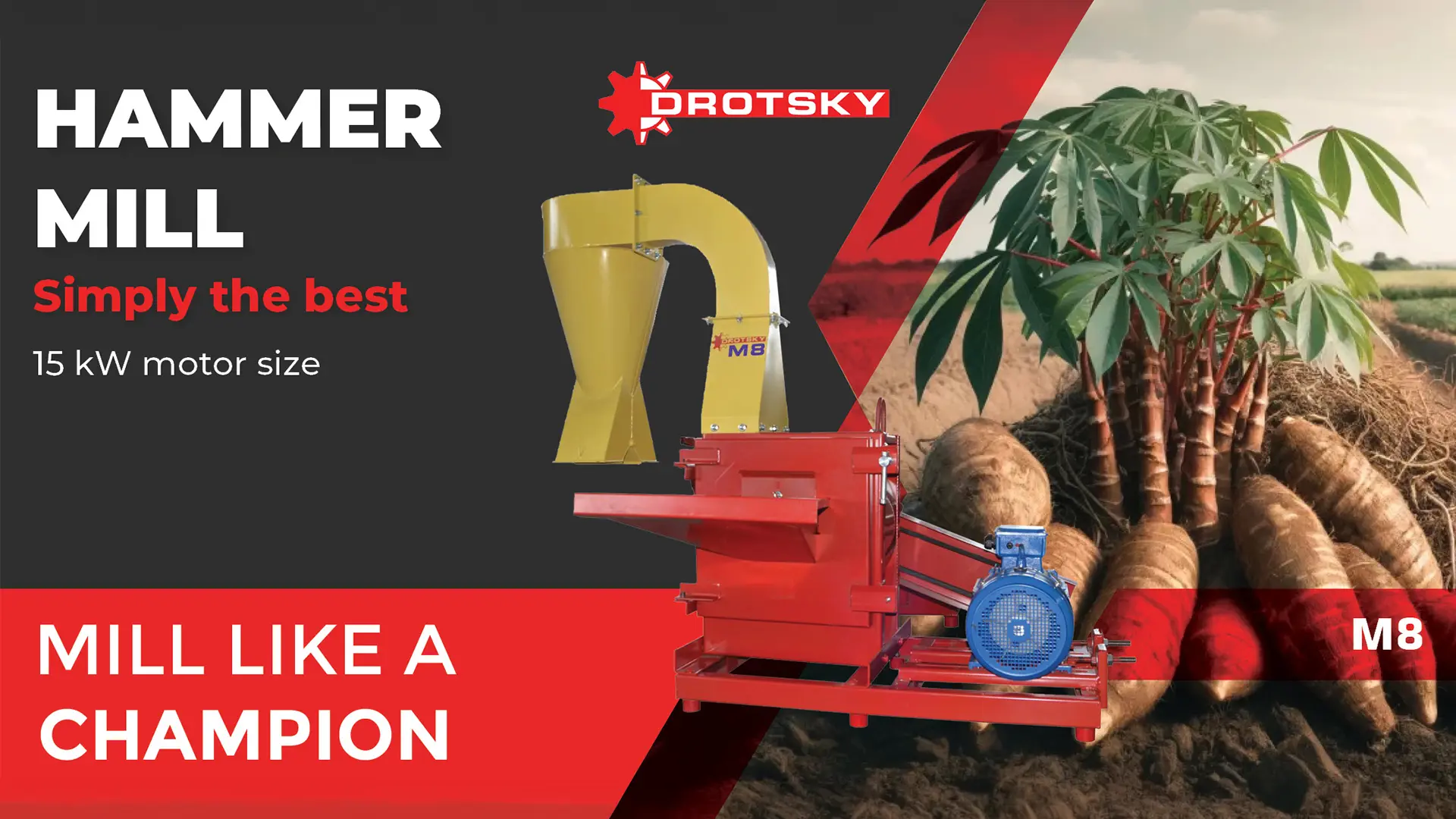 The M8 Hammer mill | Drotsky