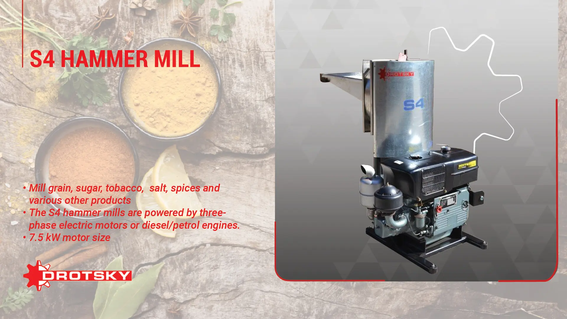 The S4 Hammer mill | Drotsky