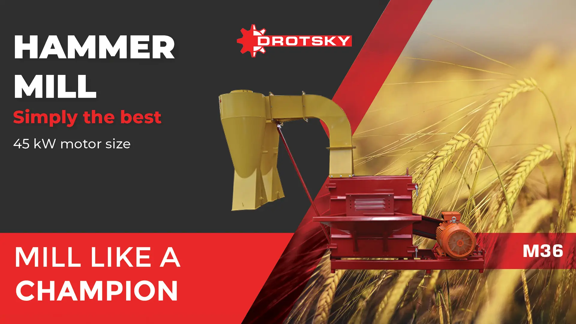 The M36 Hammer mill | Drotsky