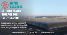 Reliable water storage for every season with heavy duty water bladders 