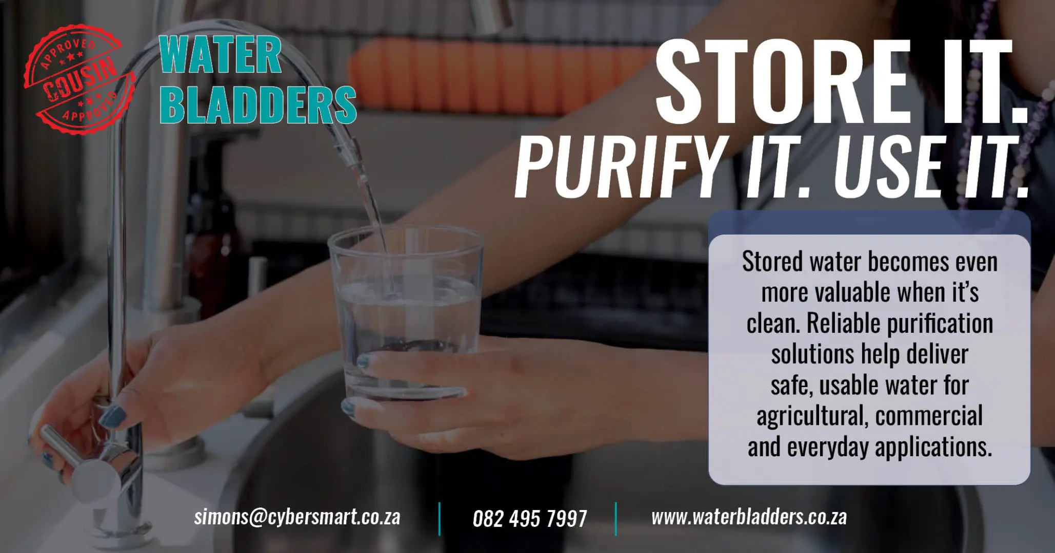 Large-scale advanced water purification systems from Water Bladders 