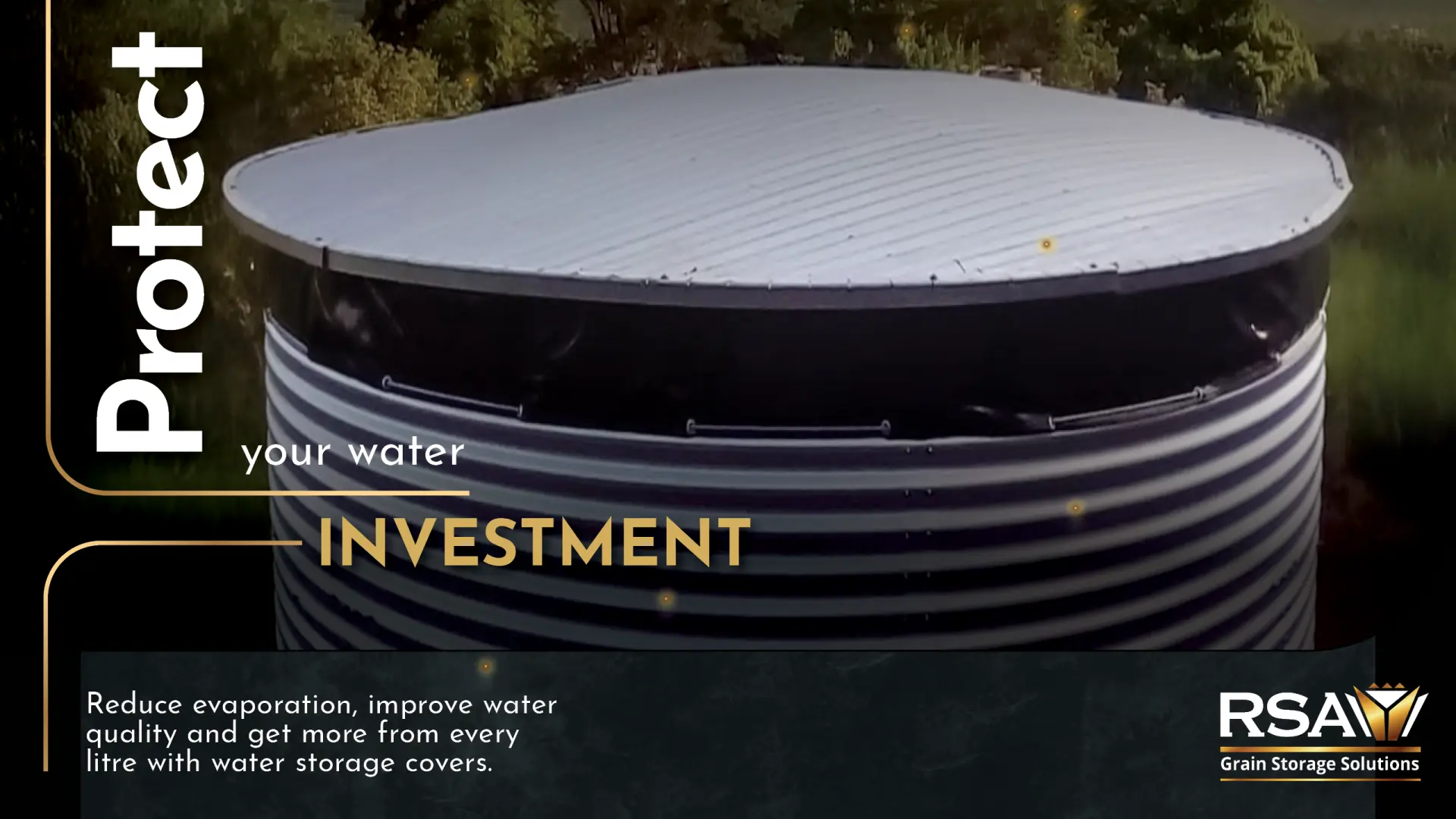 Reservoir &amp; Dam Covers | Protect your water investment | RSA Grain Storage Solutions
