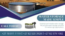 Water storage made simple | Essential and reliable water storage | Duraflex Dams & Linings