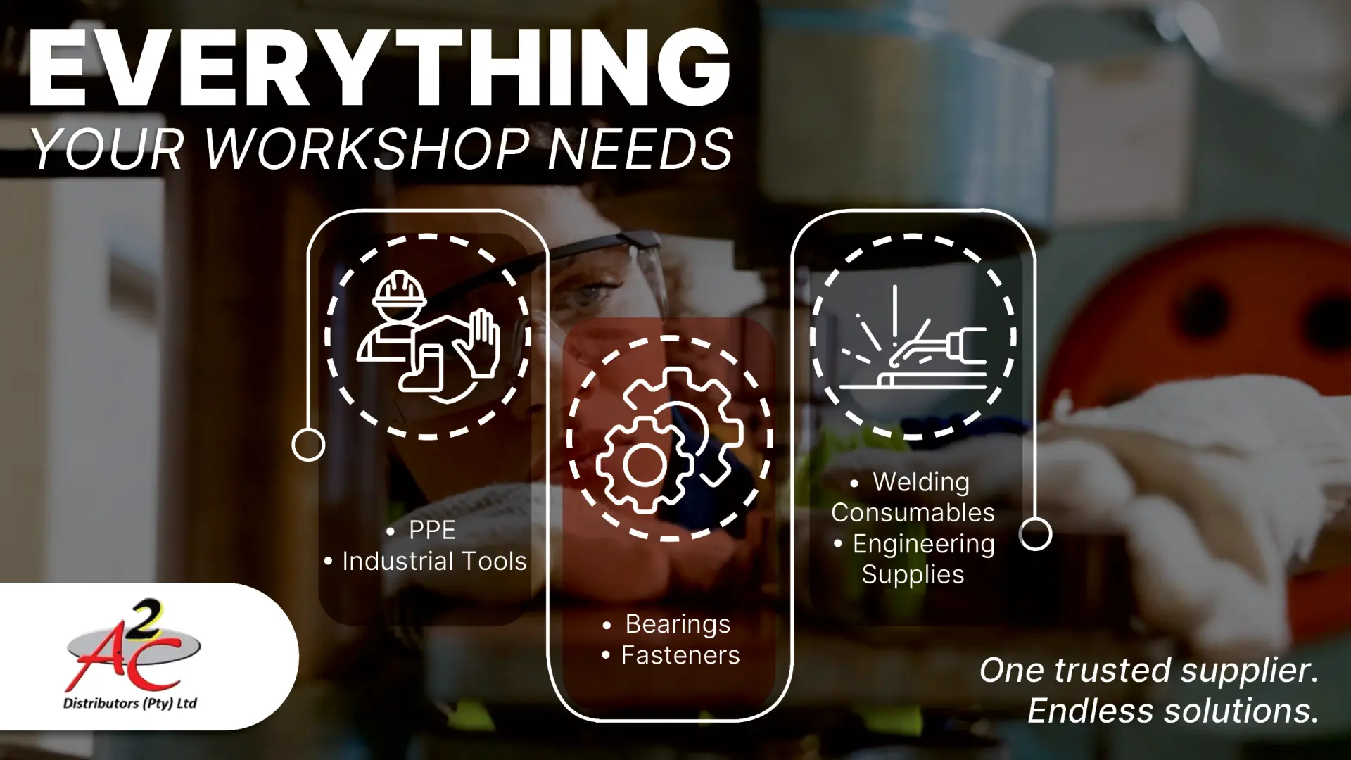 Everything your workshop needs from one trusted supplier | A2C Distributors