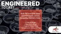 Custom wear parts for extreme environments | A2C Distributors