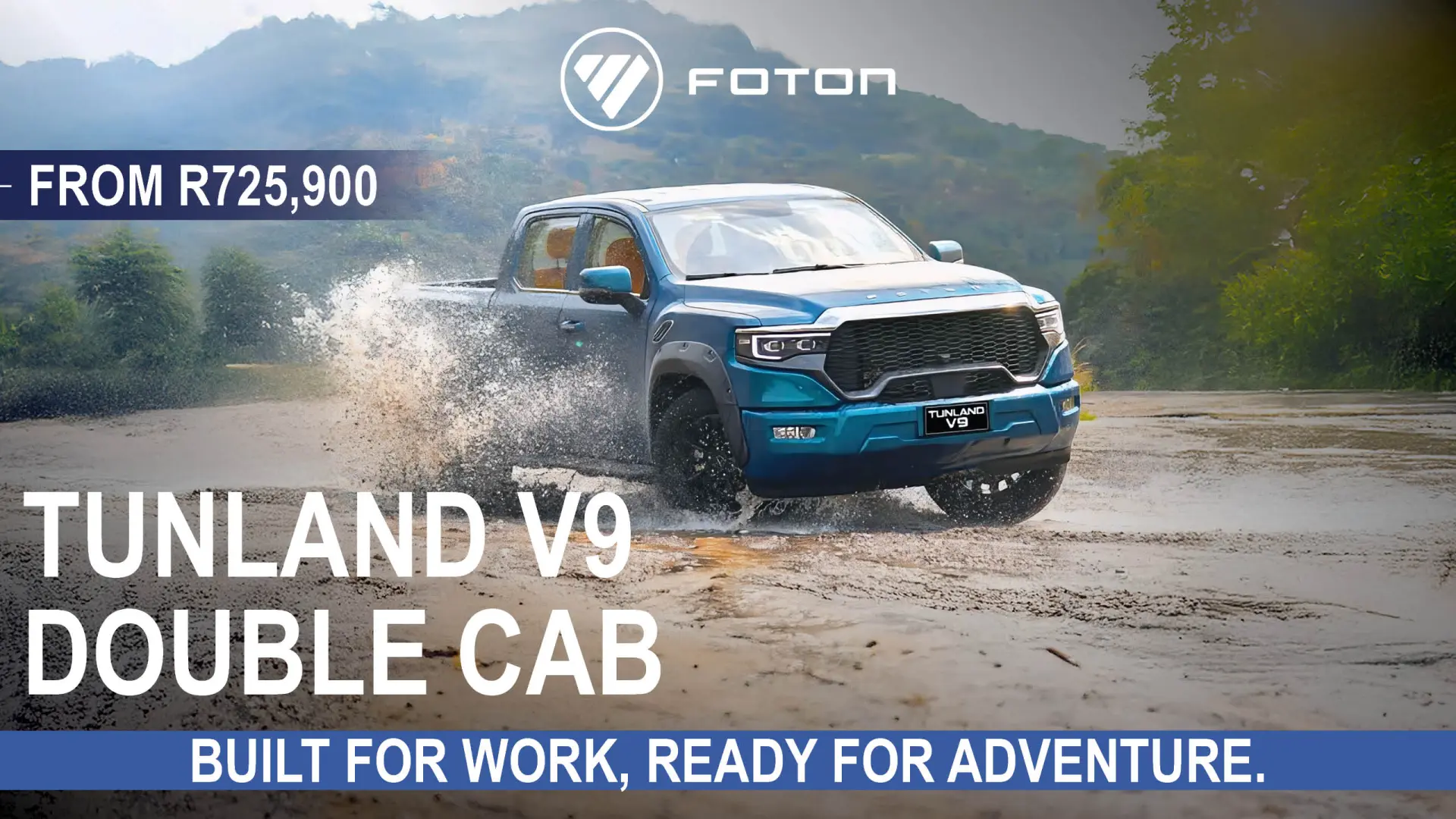 Foton Tunland V9 Double Cab | Expand your lifestyle 