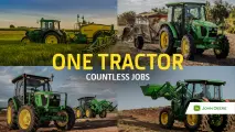 One tractor countless jobs John Deere 5E 3-Cylinder