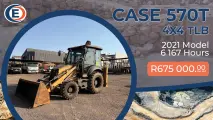 2021 CASE 570T 4X4 TLB | 6167 Hours | EarthComp