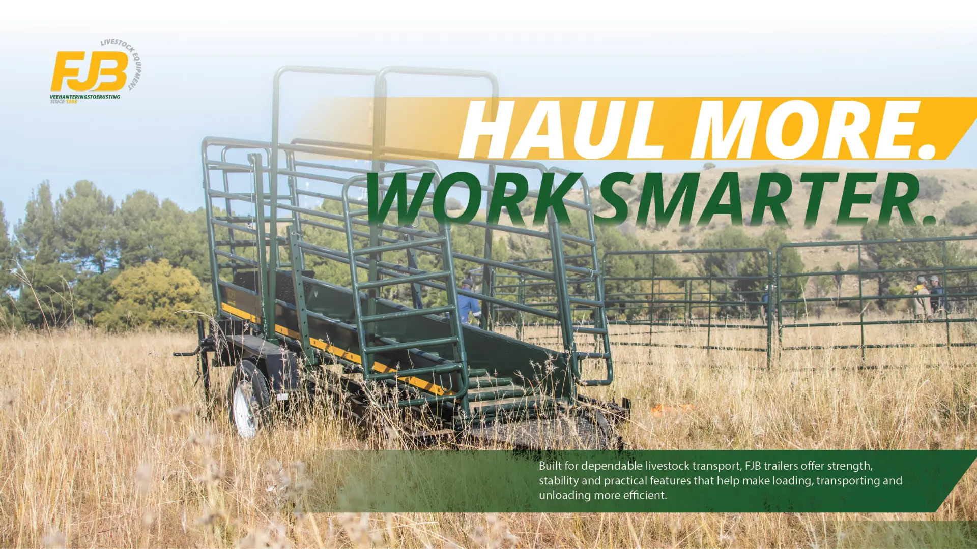 Haul more, Work smarter | FJB Equipment