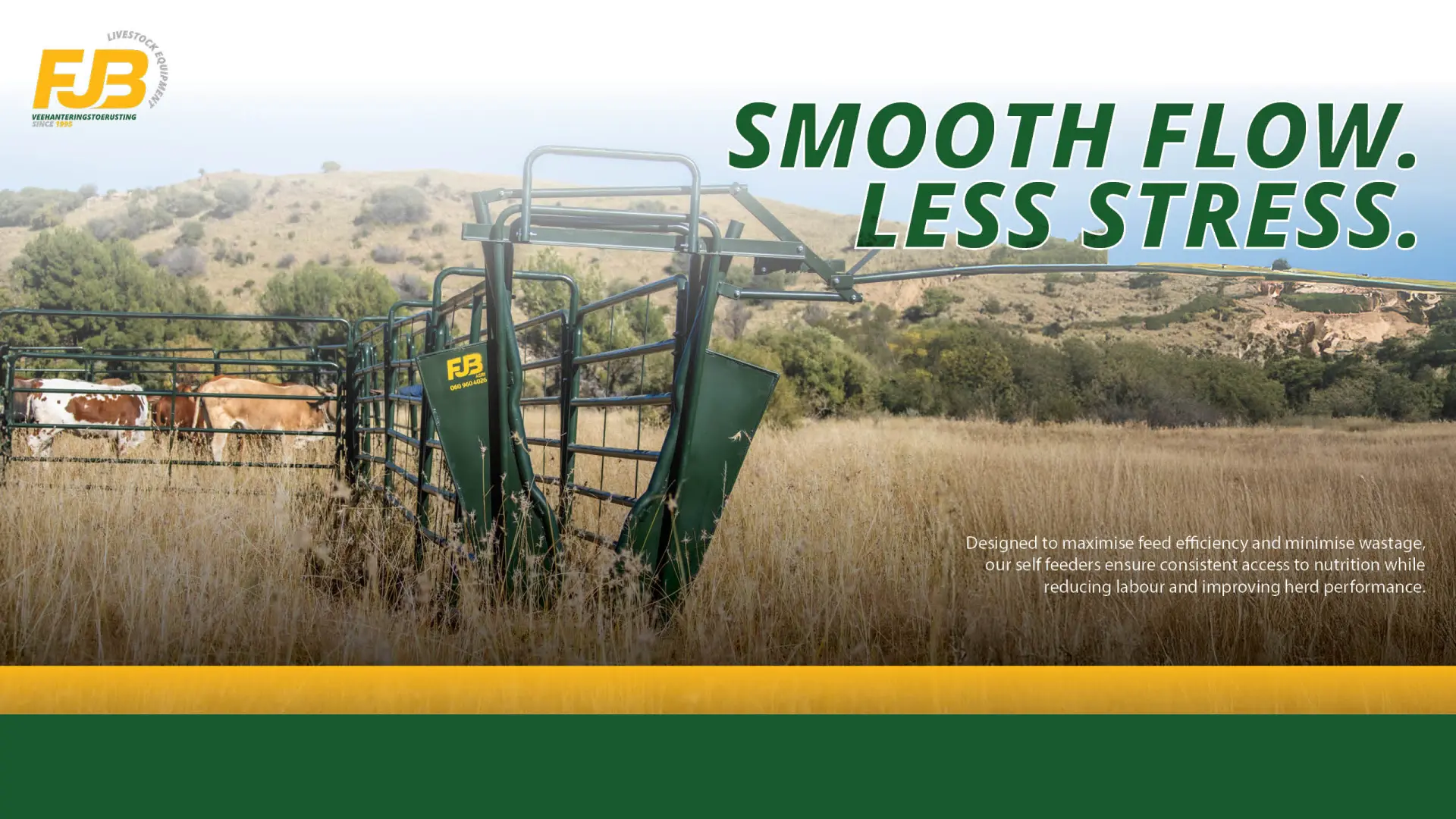 Smooth flow Less stress | FJB Equipment