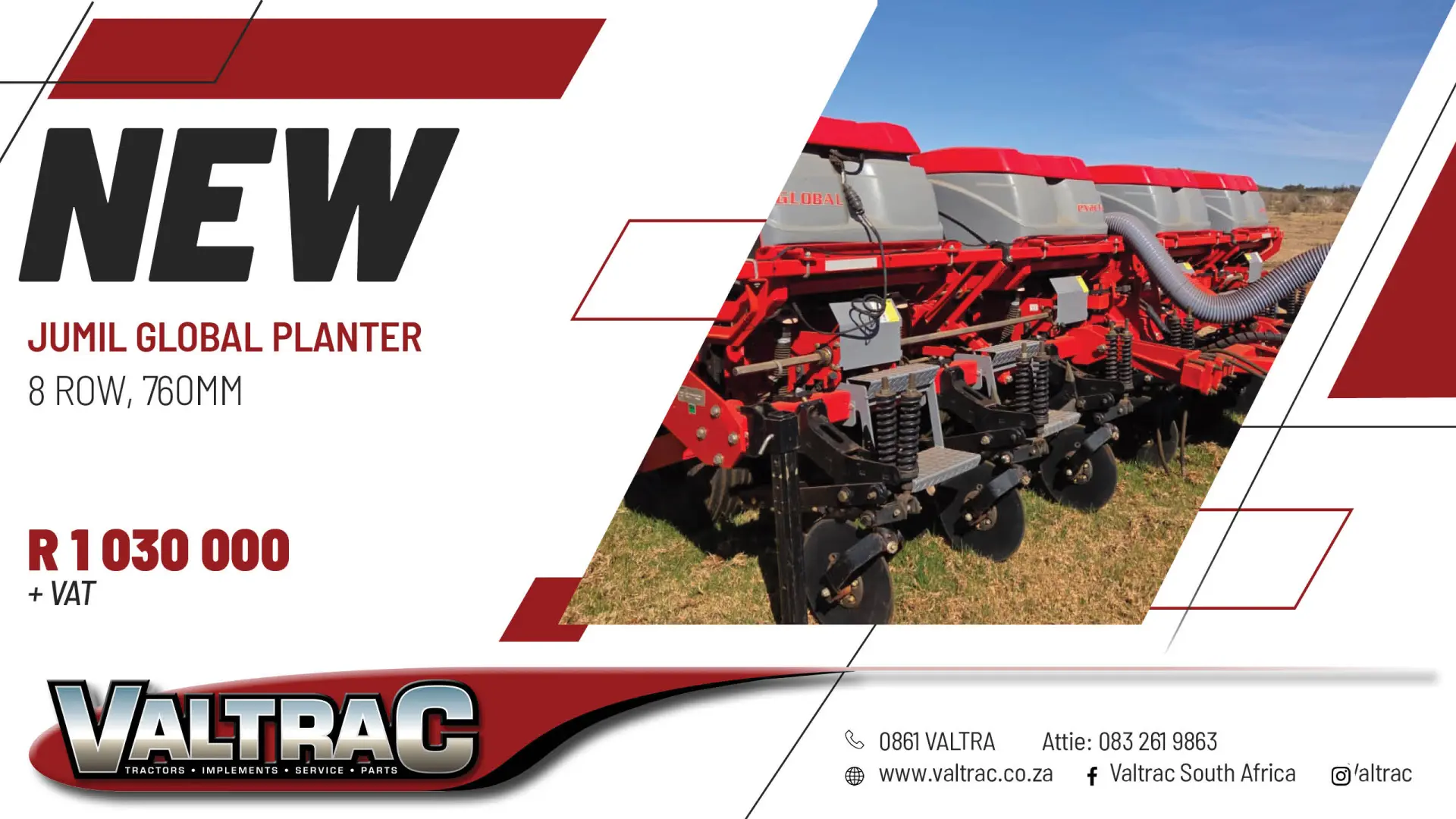 New Jumil global planter | Valtrac