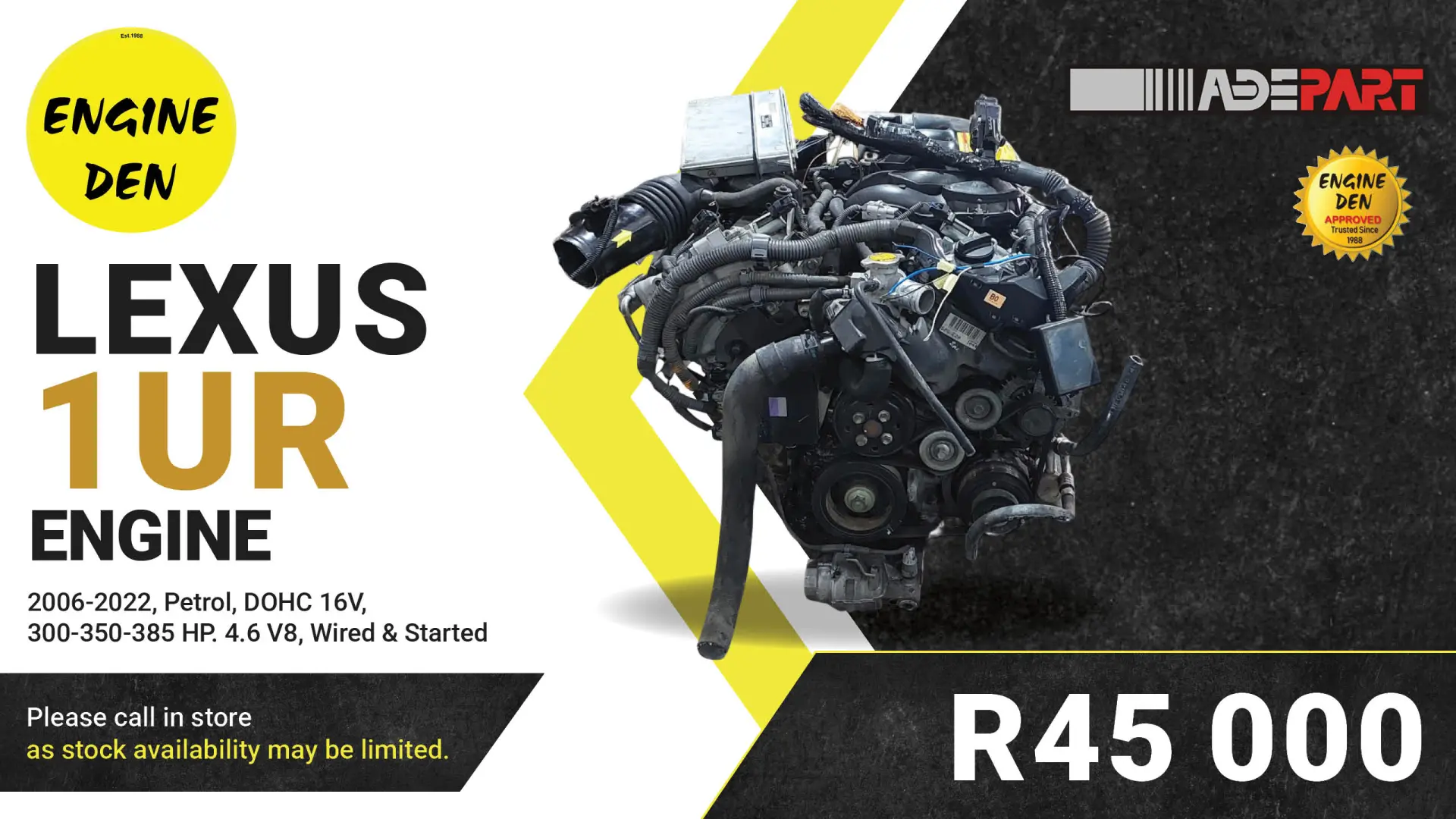 Lexus 1UR Engine | Engine Den