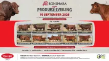 AG Bonsmara 34ste Produksieveiling | 10 September 2026 | 11:00 | Plaas Arcadia, Vrede