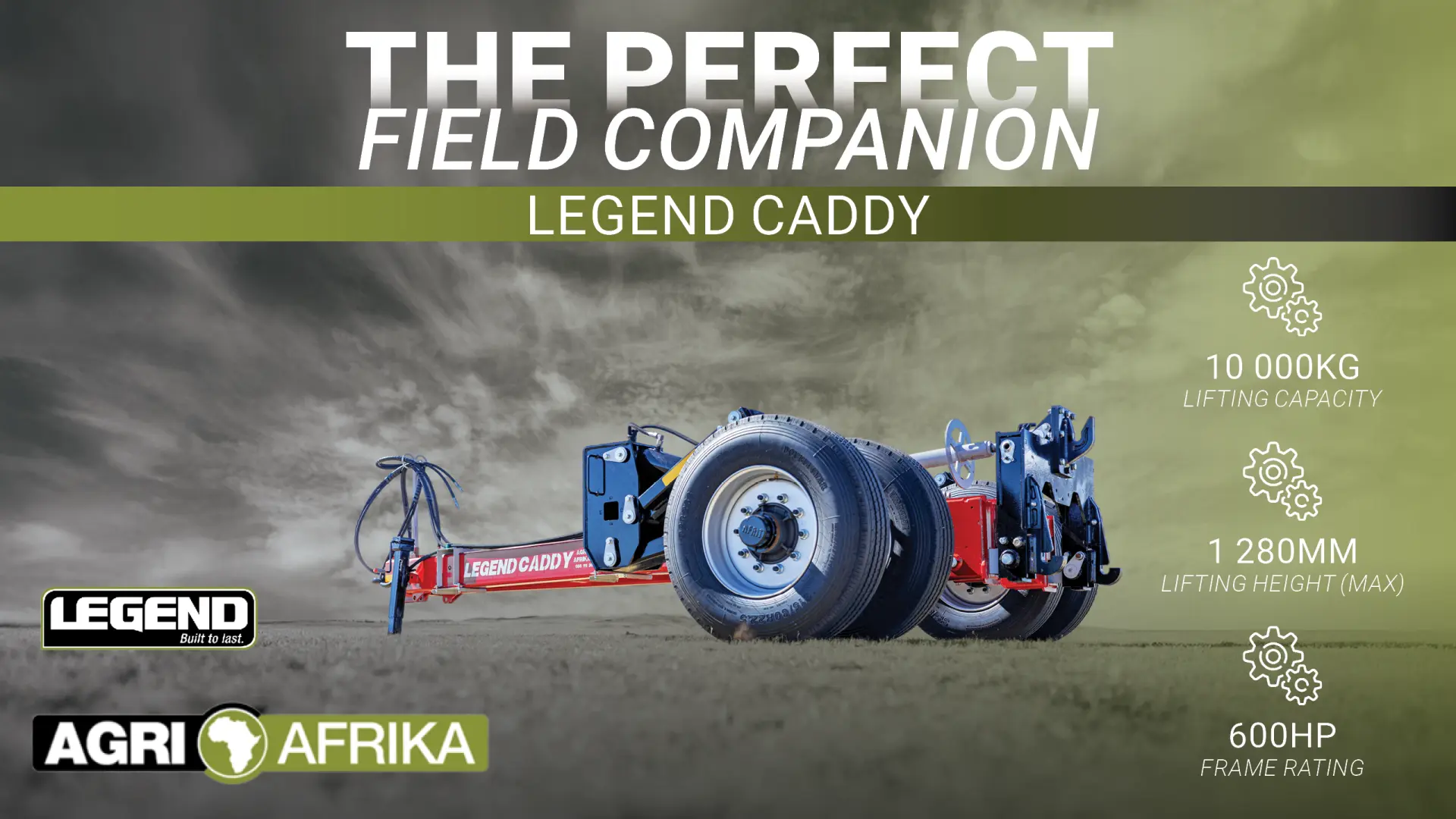The perfect field companion | LEGEND Caddy | Agri Afrika