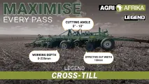 Maximise every pass | LEGEND Cross-Till! | Agri Afrika