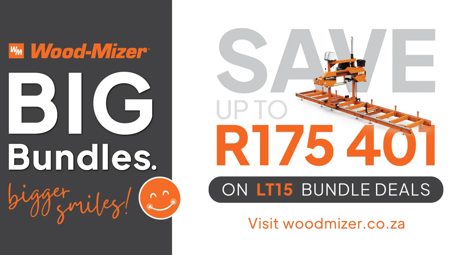 BIG Bundles | BIGGER Smiles | See all our DEALS! | Wood-Mizer
