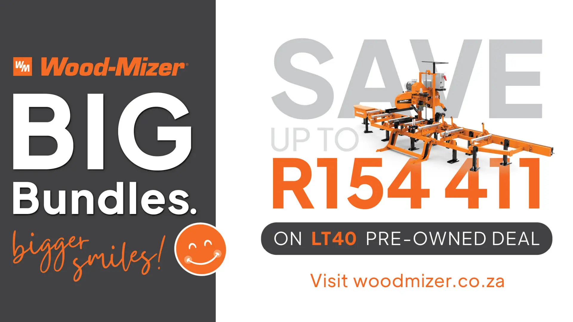 BIG Bundles | BIGGER Smiles | See all our DEALS! | Wood-Mizer