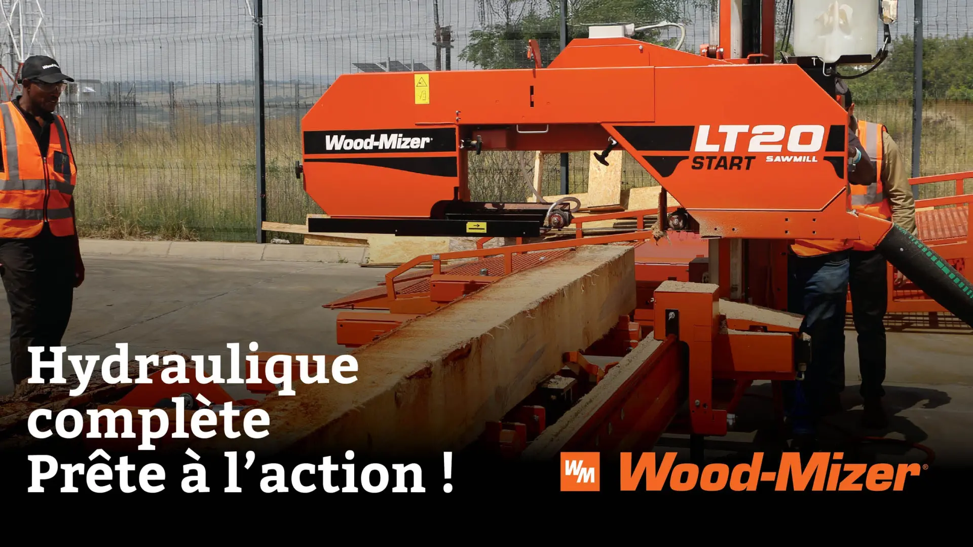 LT20 Start Sawmill | Hydraulique complète Prête à l'action! | Wood-Mizer