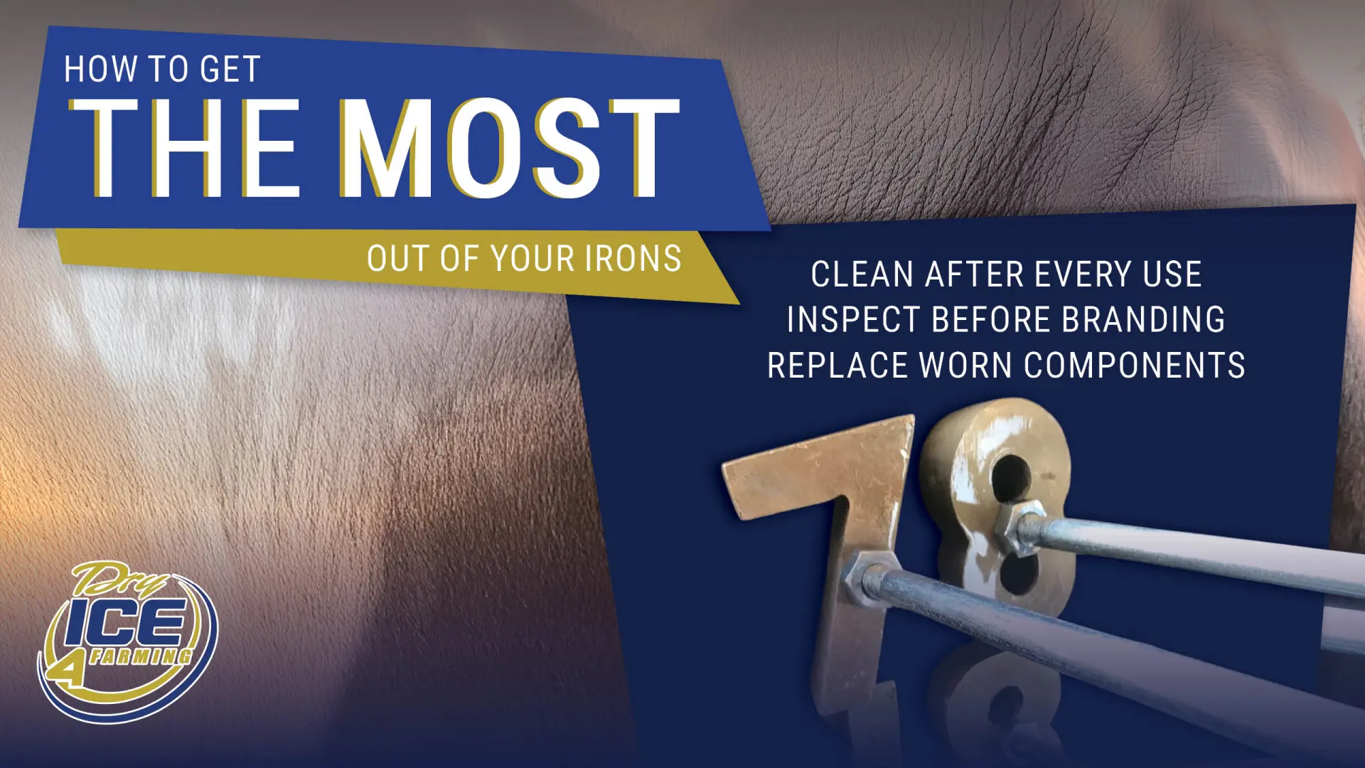 Get the most out of your irons | Dry Ice 4 Farming