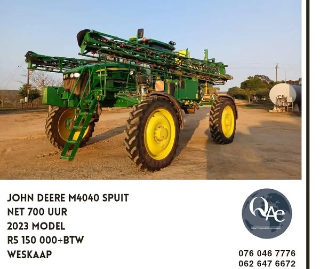 John Deere M4030 Spuit | Weskaap | QAC Equipment