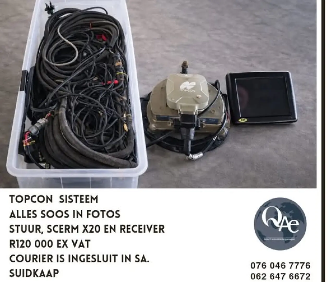 Topcon Sisteem Alles in foto ingesluit | Suidkaap | QAC Equipment