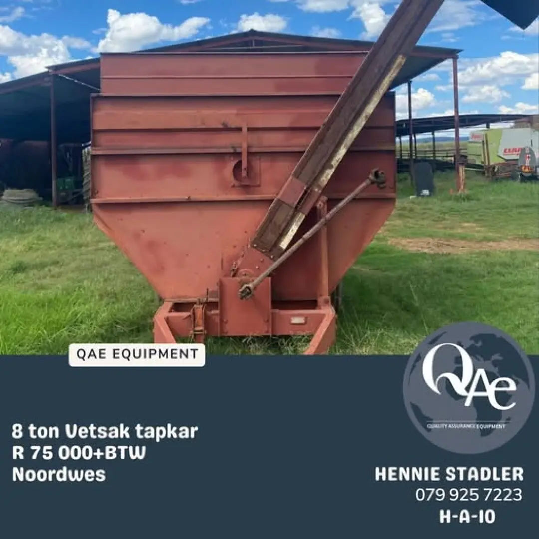 8 Ton Vetsak | Noordwes | QAC Equipment