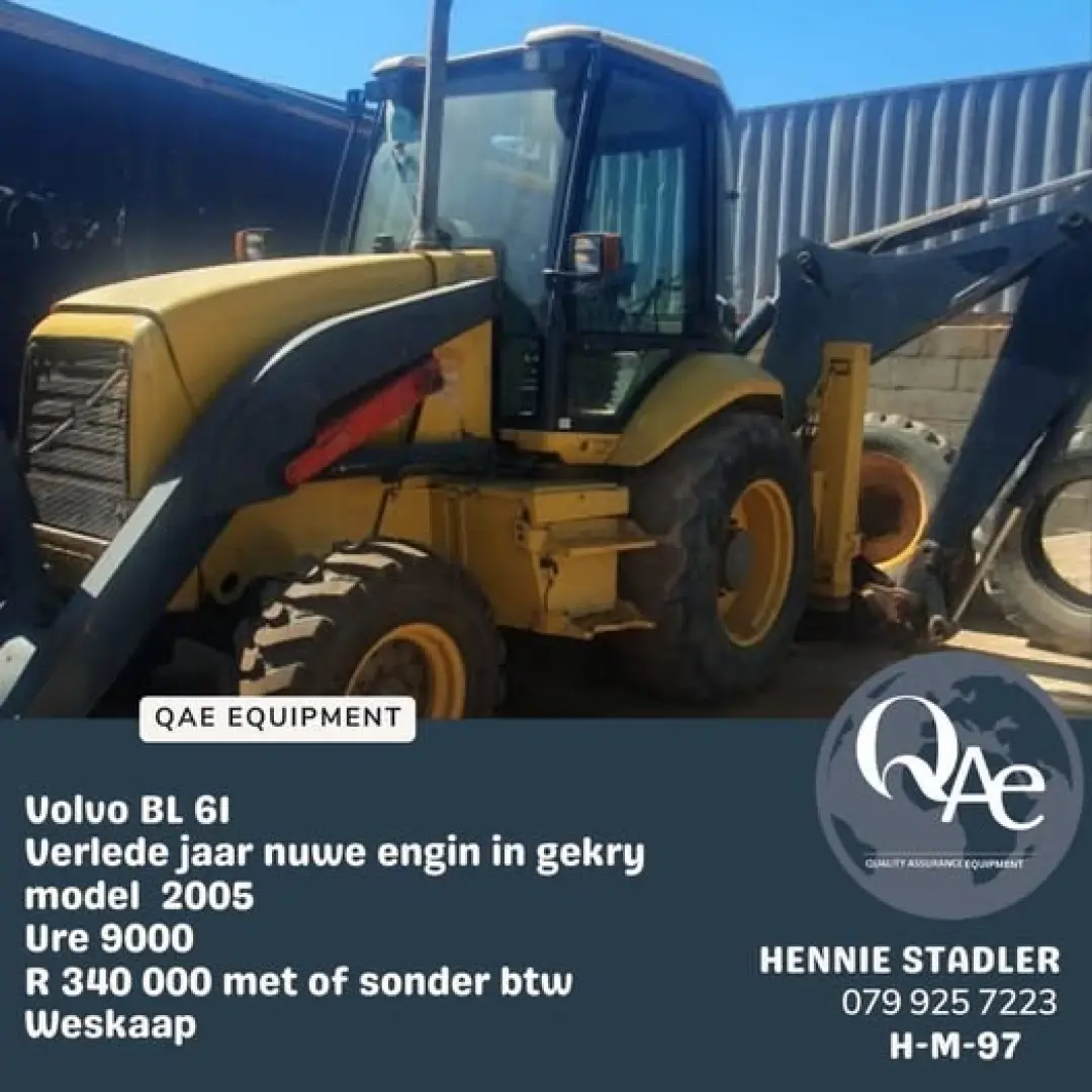 Volvo BL61 2005 Model | Weskaap | QAC Equipment