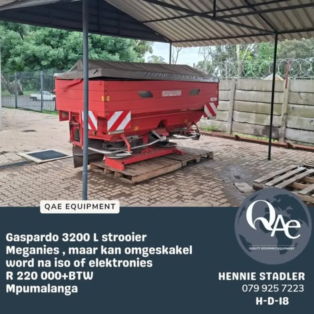 Gaspardo 3200L Strooier | Mpumalanga | QAC Equipment