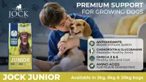 Premium support for growing dogs | JOCK Junior