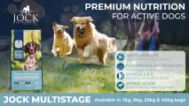 Premium nutrition for active dogs | JOCK Multistage