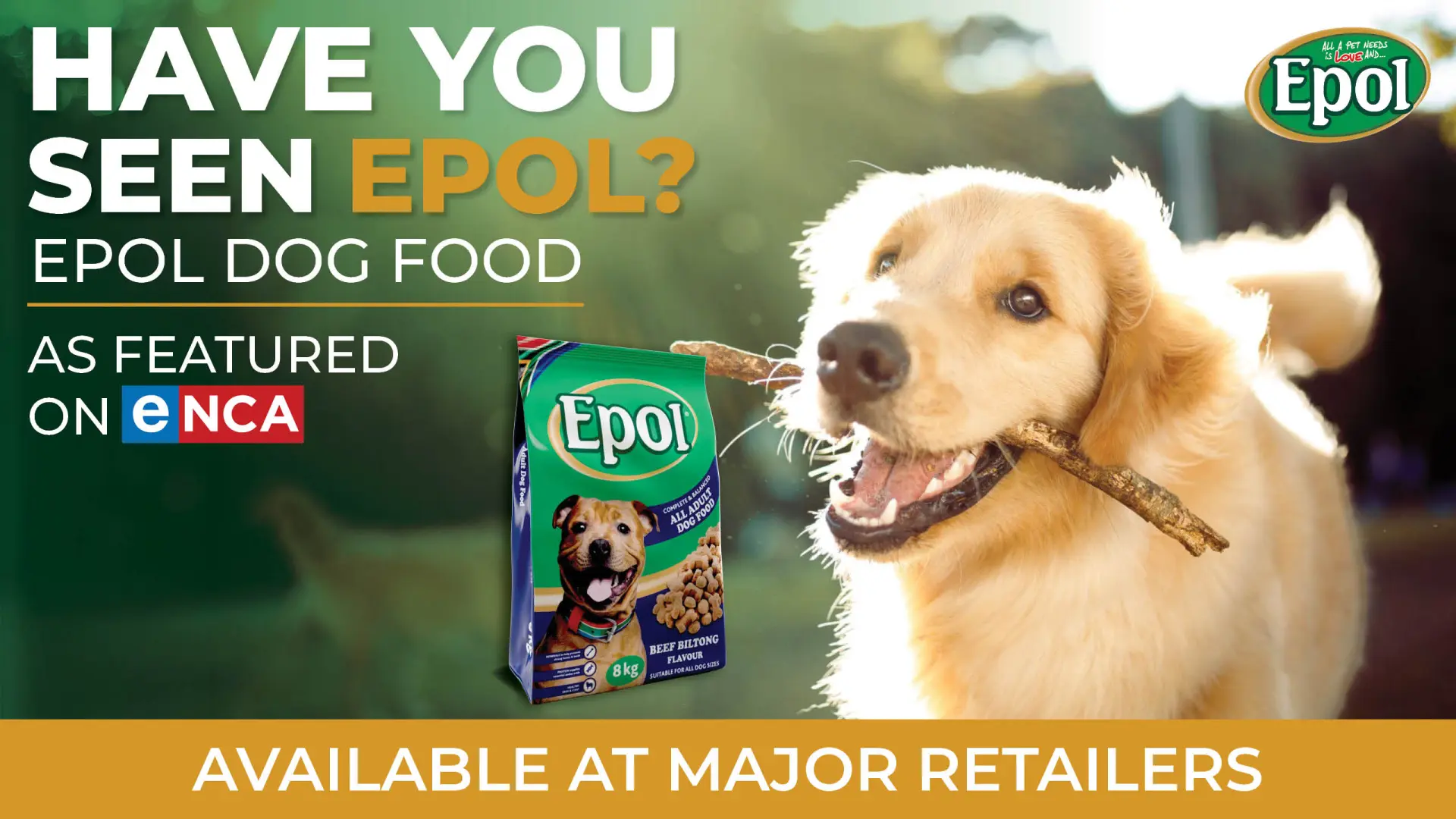 As Featured on eNCA: Have You Seen EPOL? EPOL Dog Food 