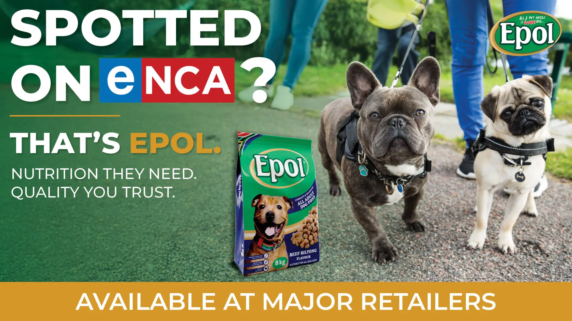 Spotted on eNCA? That’s EPOL, nutrition they need &amp; quality you trust