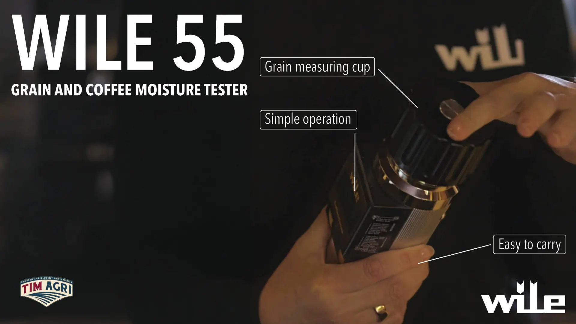 Wile 55 grain and coffee moisture tester | TIMAGRI