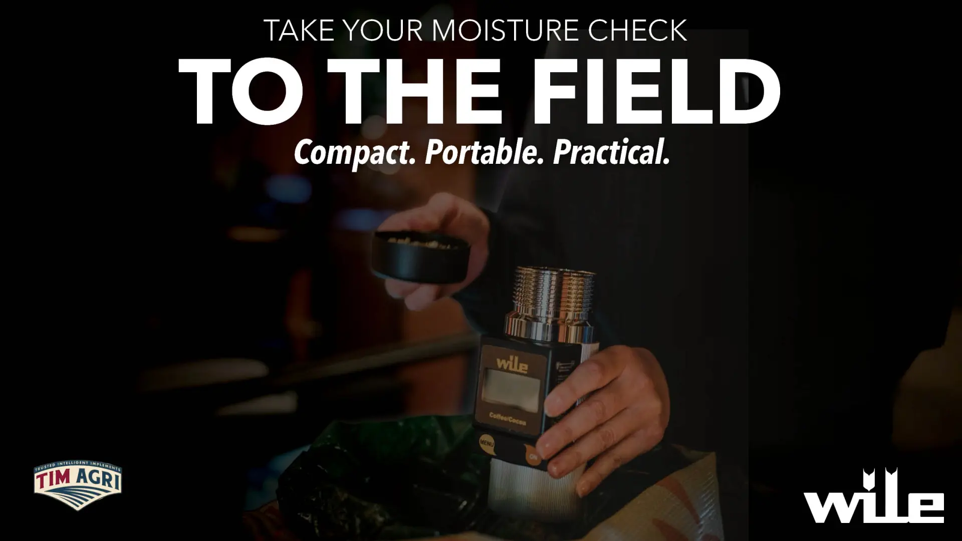 Take your moisture check to the field: Compact, portable &amp; practical | TIMAGRI