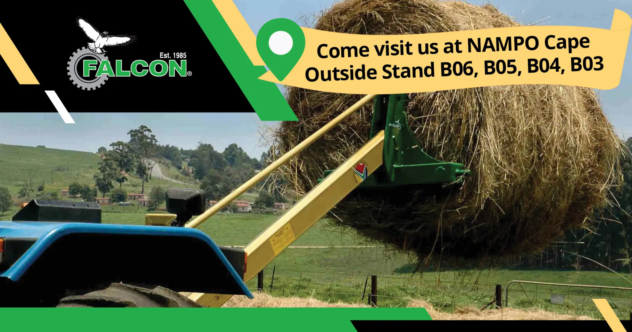 Connect with Us at NAMPO Cape! | 9–12 September 2026 | Falcon Equipment