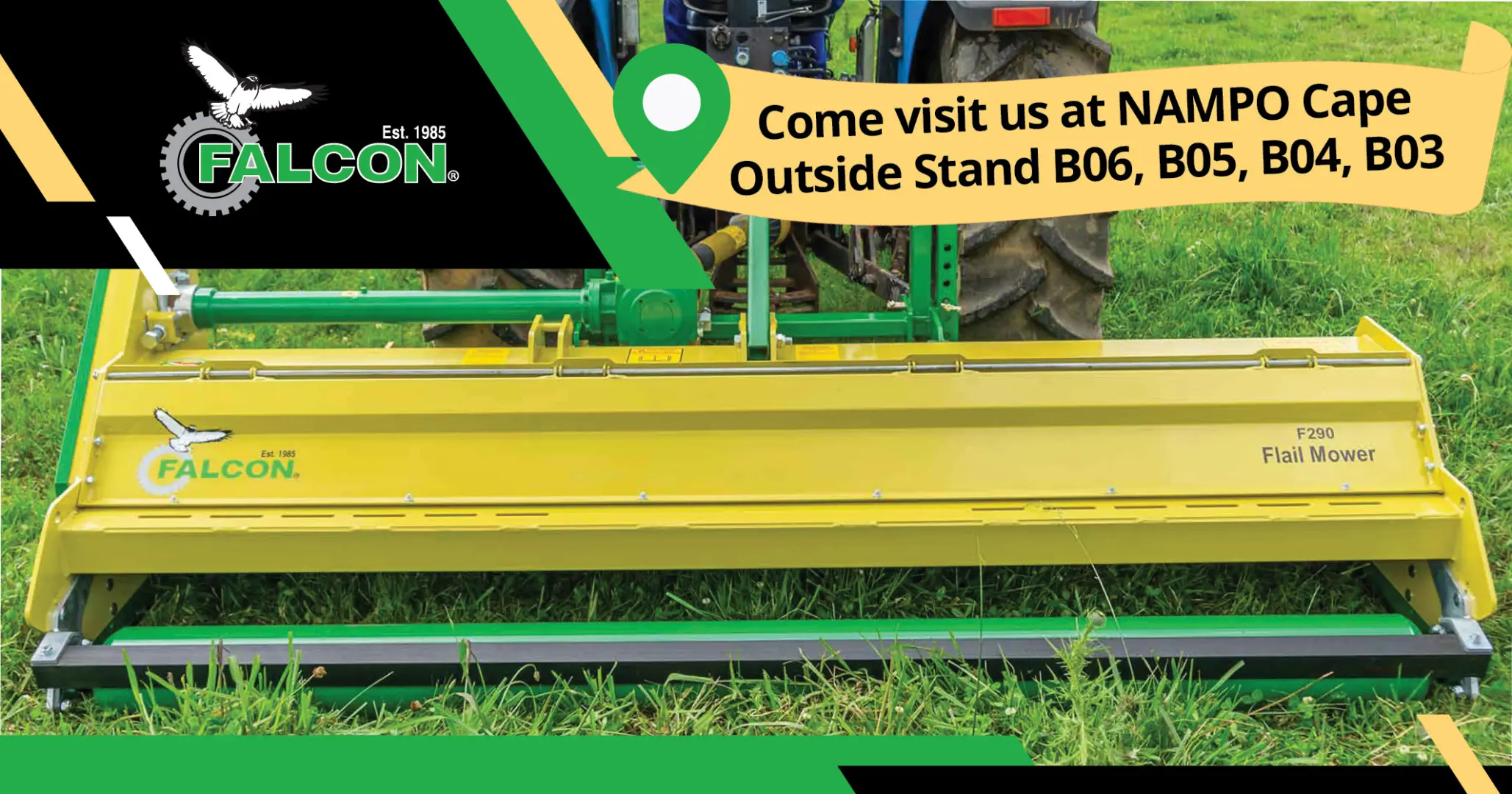 Catch Up with the Falcon Equipment Team at NAMPO Cape 2026! 