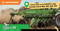 We’d Love to Meet You at NAMPO Cape! | Outside Stands B03, B04, B05, B06 | Falcon Equipment