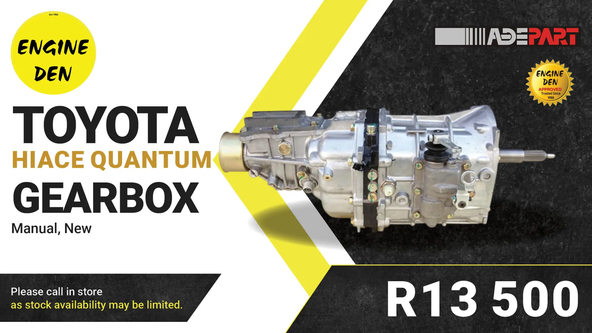 Toyota Hiace Quantum gearbox | Engine Den