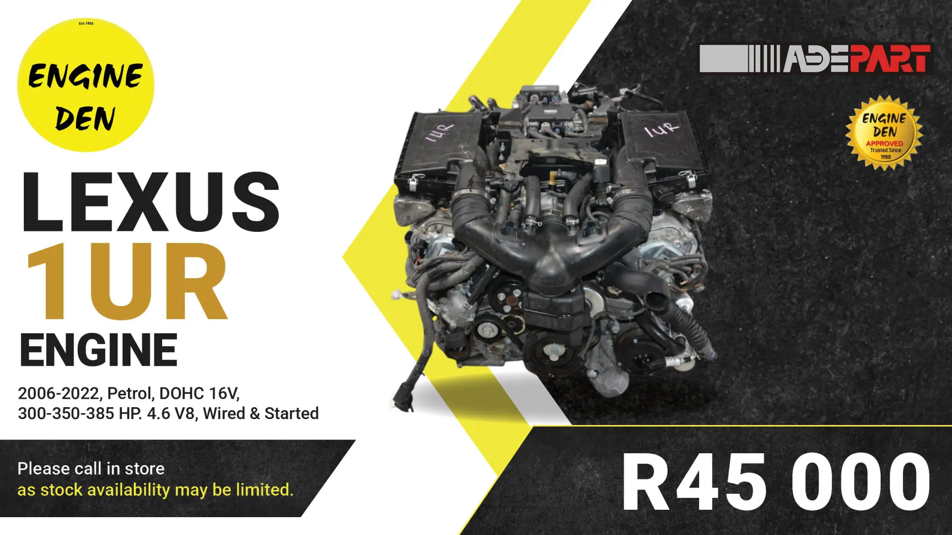 Lexus 1UR Engine | Engine Den
