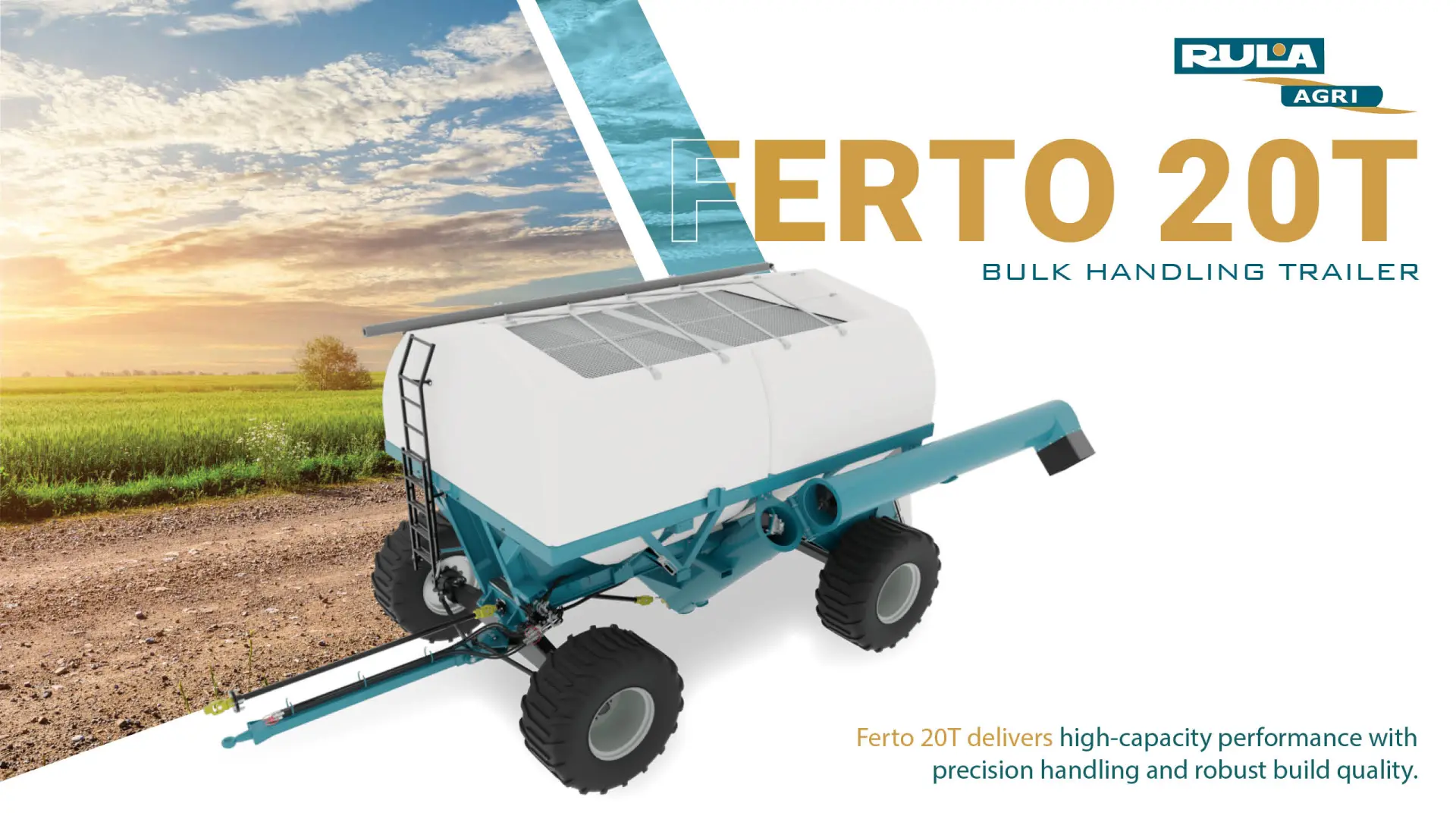 Ferto 20T Bulk Handling Trailer | Bulk handling at scale | Rula Agri