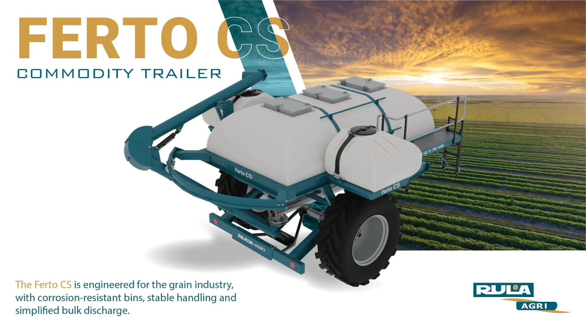 Ferto CS Commodity Trailer | Multi-material handling made easy | Rula Agri