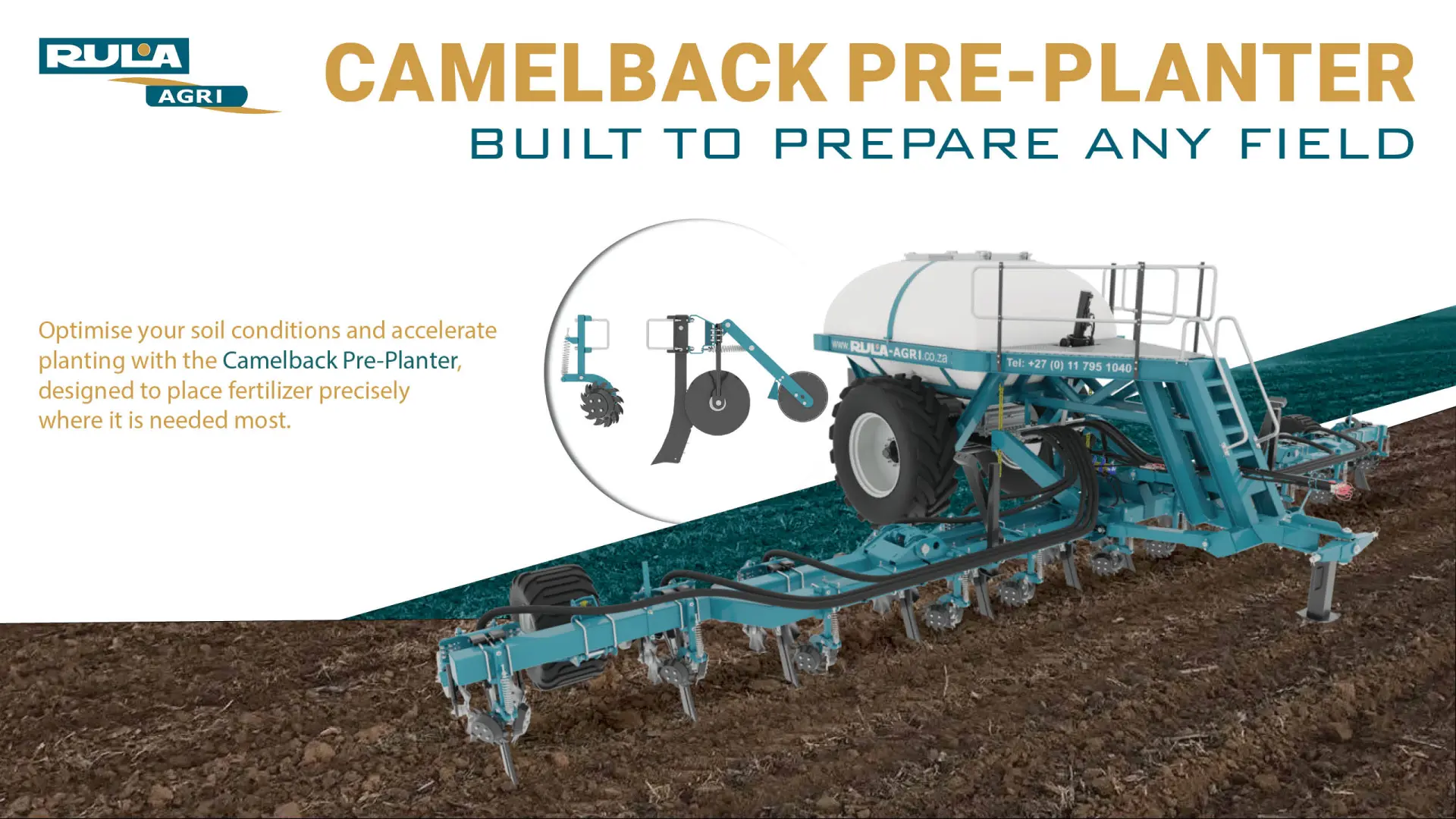 Built to Prepare Any Field | The Camelback Pre-Planter | Rula Agri